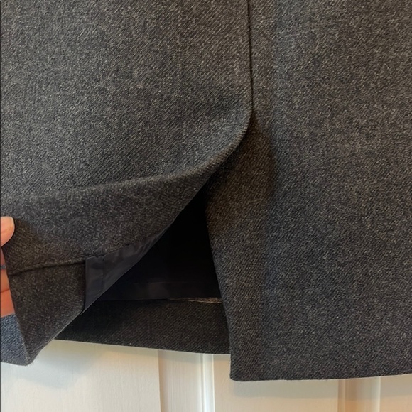 J. Crew No. 2 Pencil Gray Black Knee-Length Wool Skirt - Size 4 - Picture 9 of 13